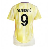 Juventus Dusan Vlahovic #9 Vonkajší Ženy futbalový dres 2024-25 Krátky Rukáv